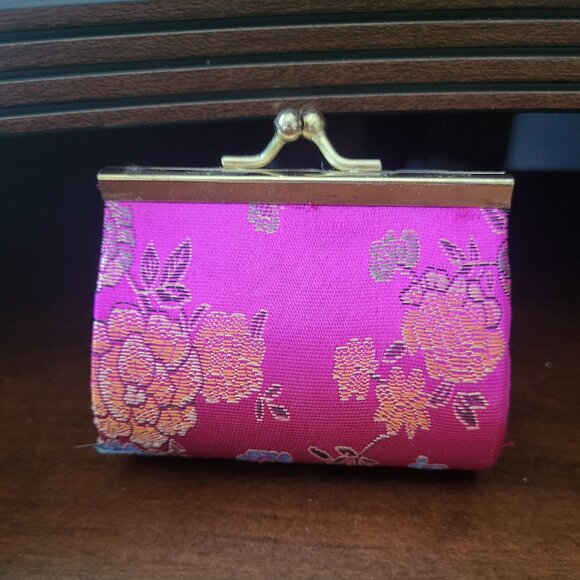 Chinese Authentic Oriental Vintage Coin Purse 2/$6 - Picture 3 of 7